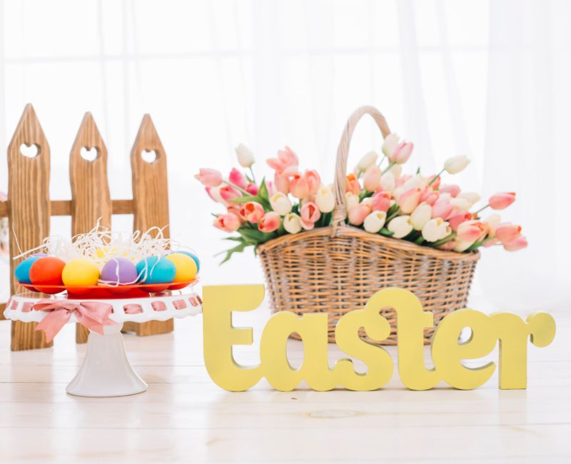 Easter Decor Idea All Cotton and Linen