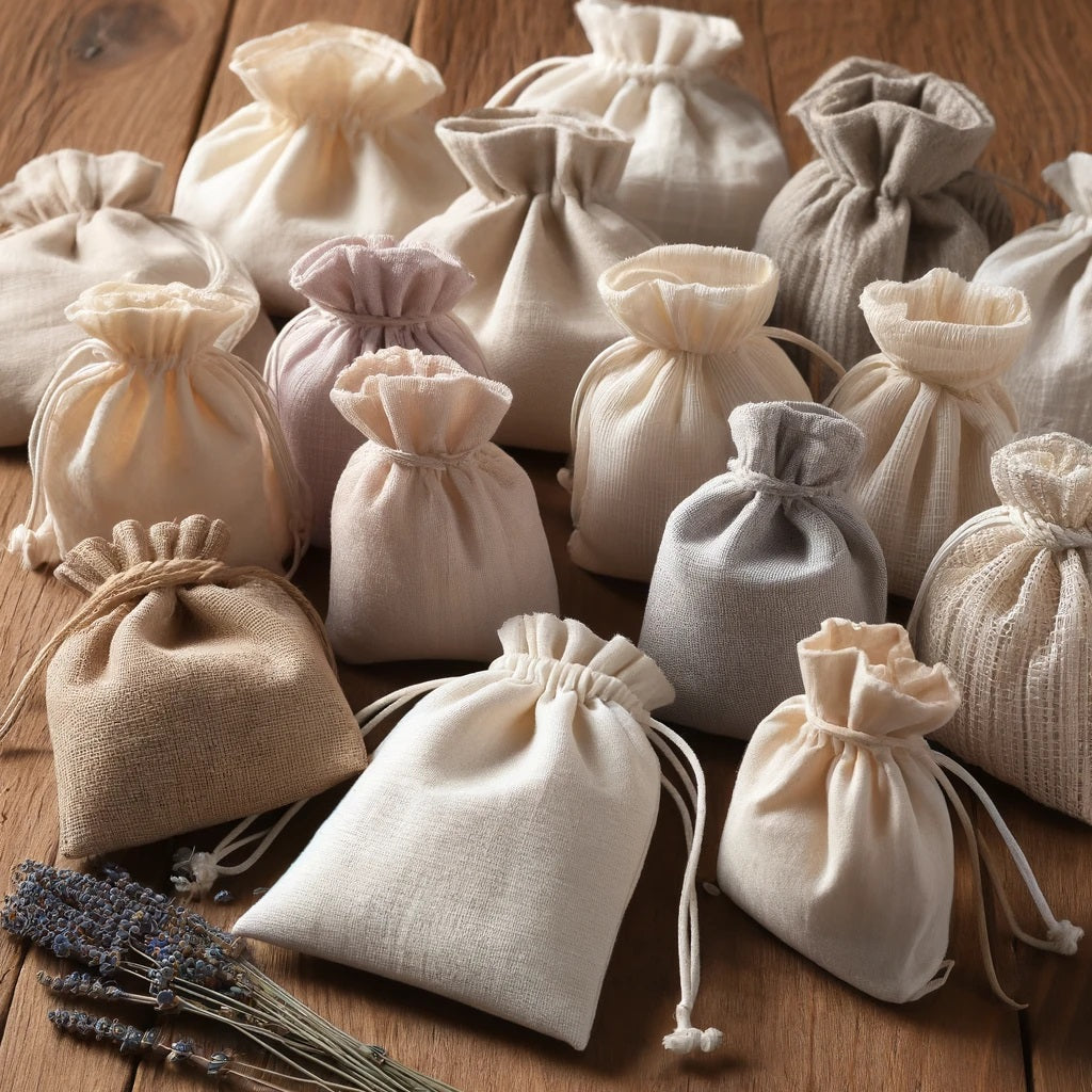 Muslin produce bags 