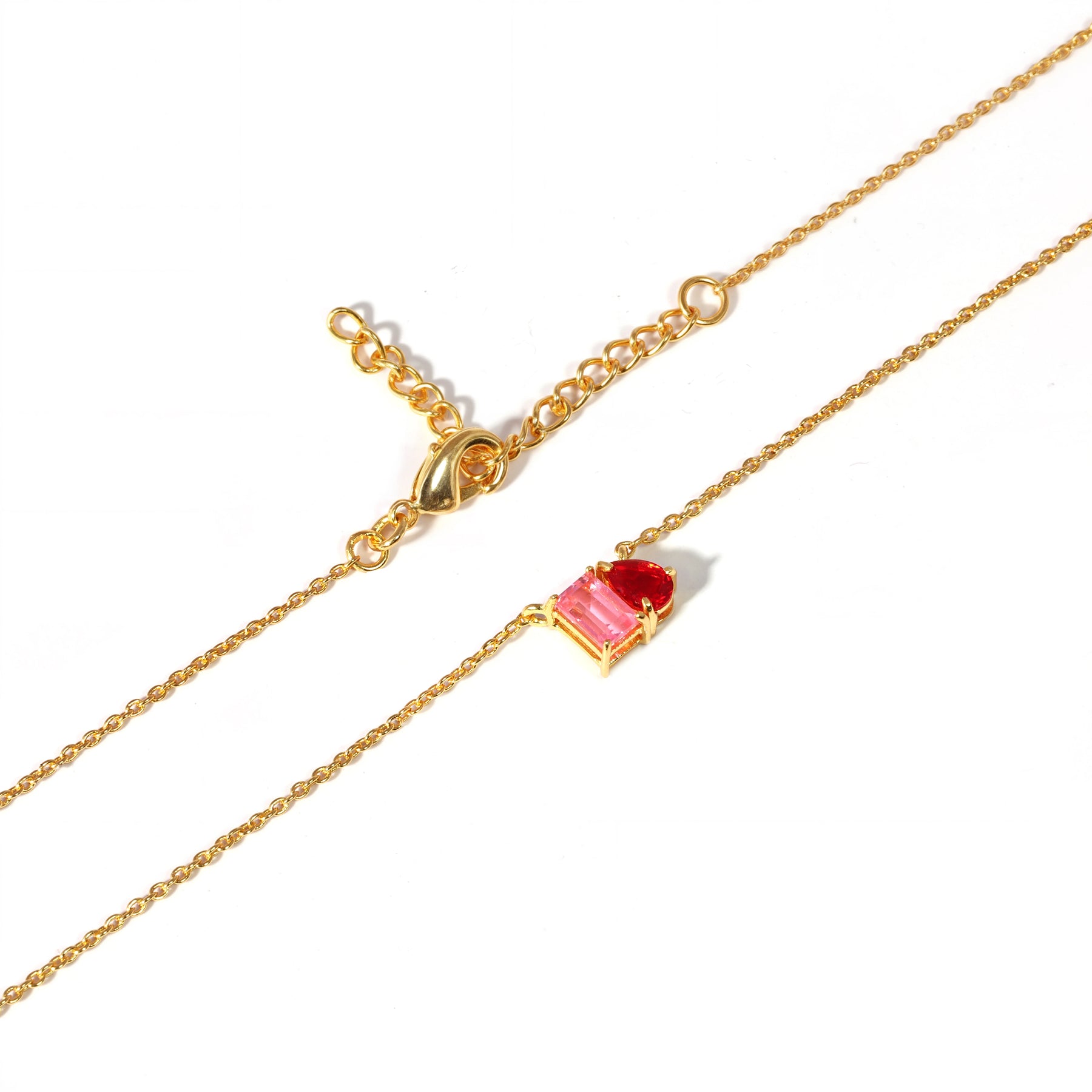 Toi Et Moi Ruby Necklace - Blaze Necklace