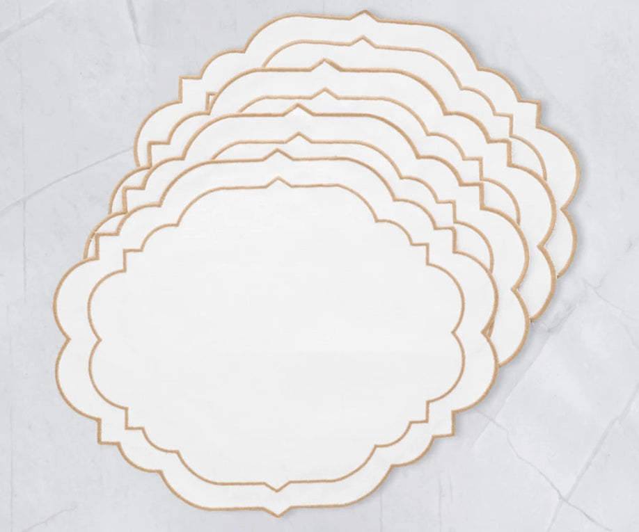 Oval Placemats Set of 4 - Cotton Placemats