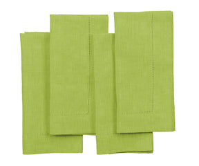 Apple Green Linen Napkins