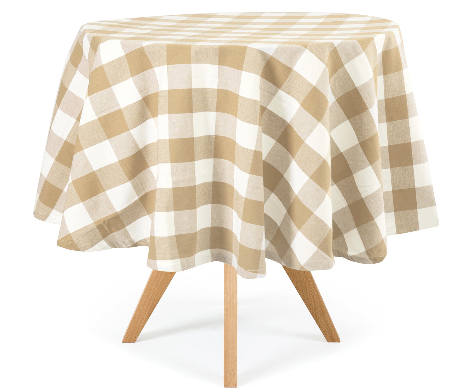 Vibrant buffalo checkered tablecloth for festive occasions.