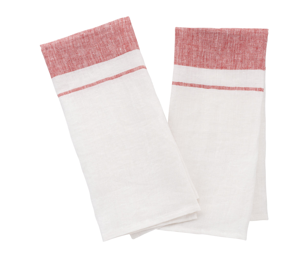 Christmas Hand Towels - Linen Tea Towels