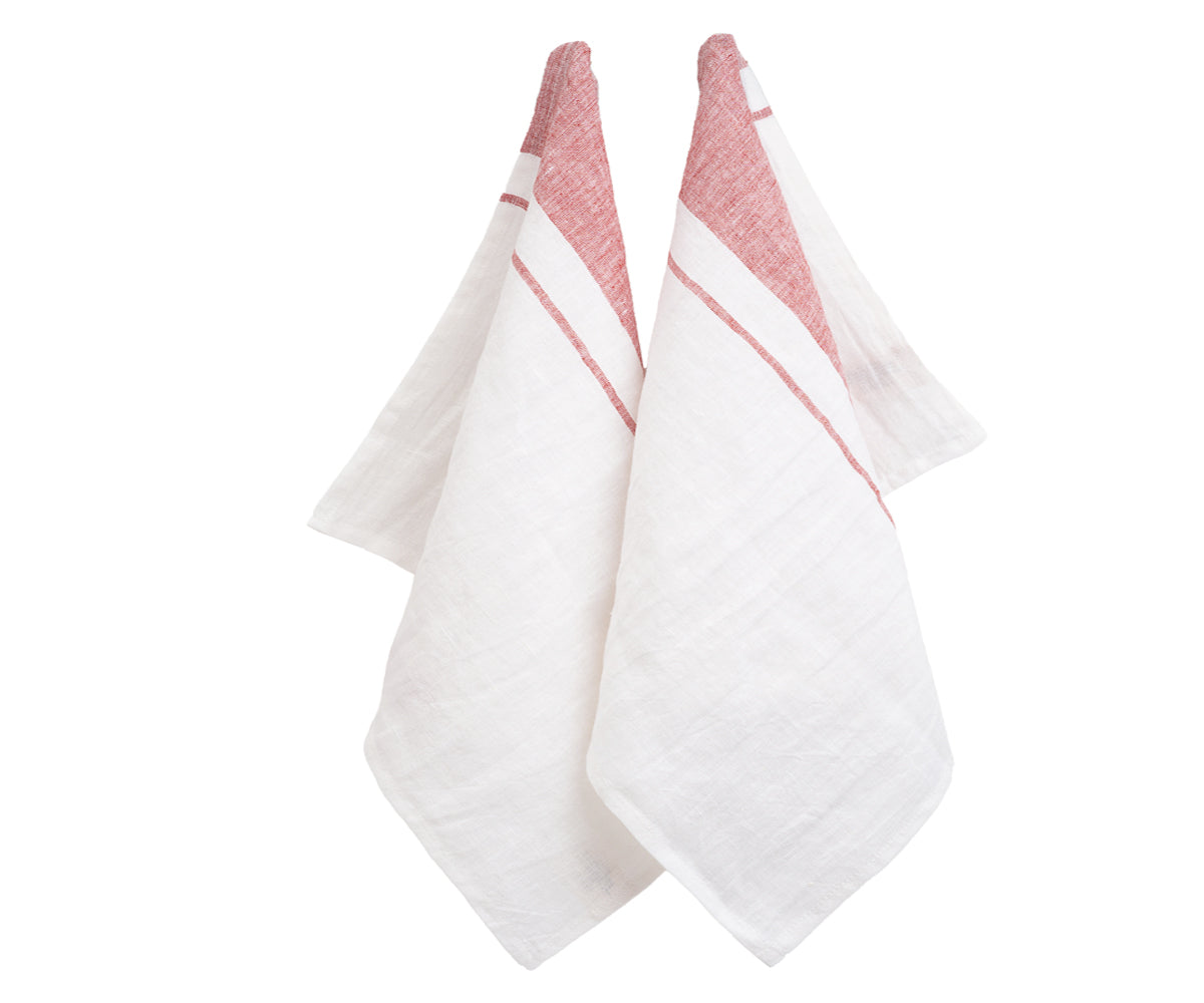 Christmas Hand Towels - Linen Tea Towels