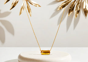 18k gold necklace