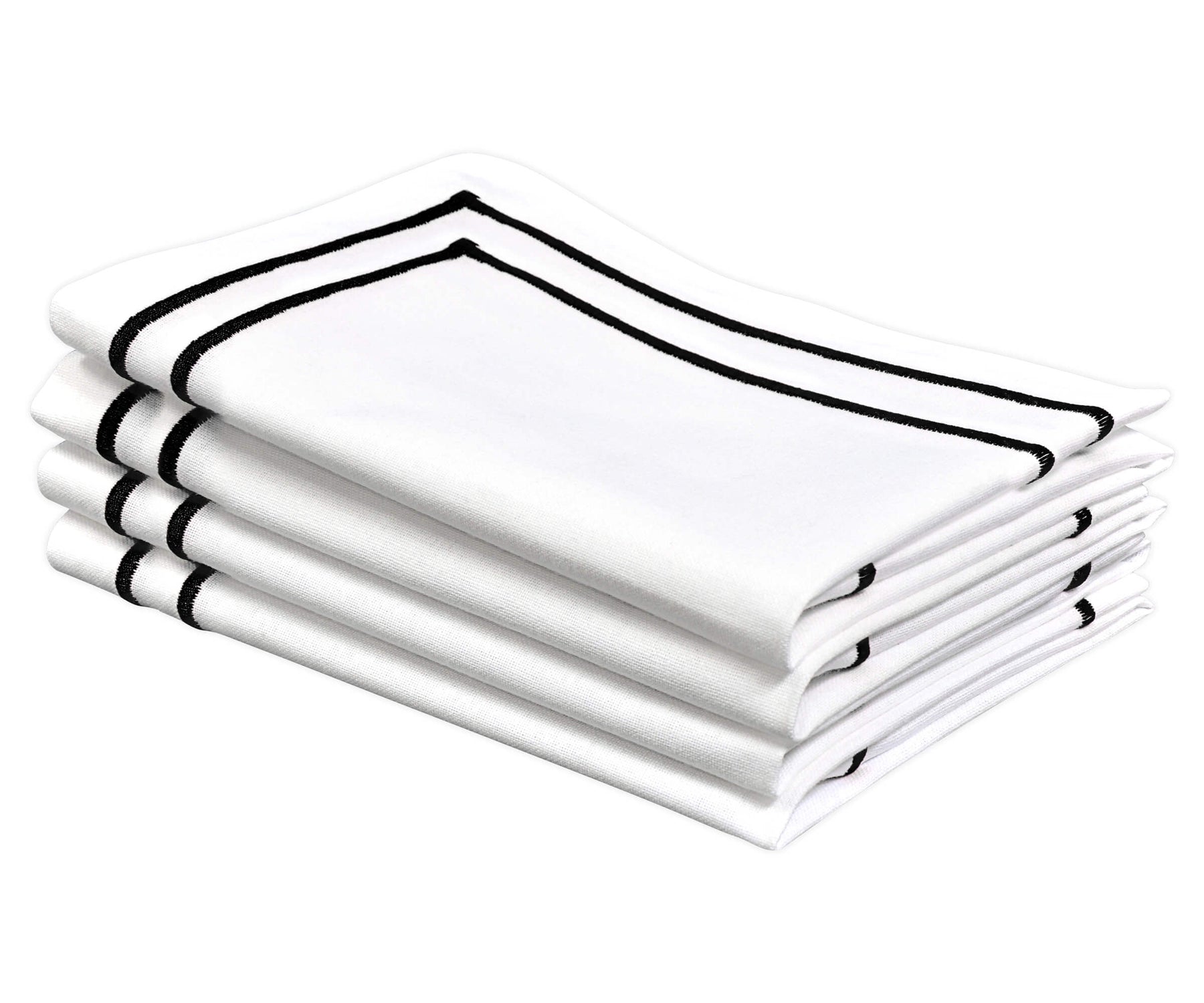 White dinner napkins | All Cotton and Linen 