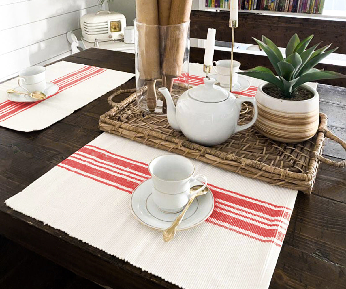 braided placemats