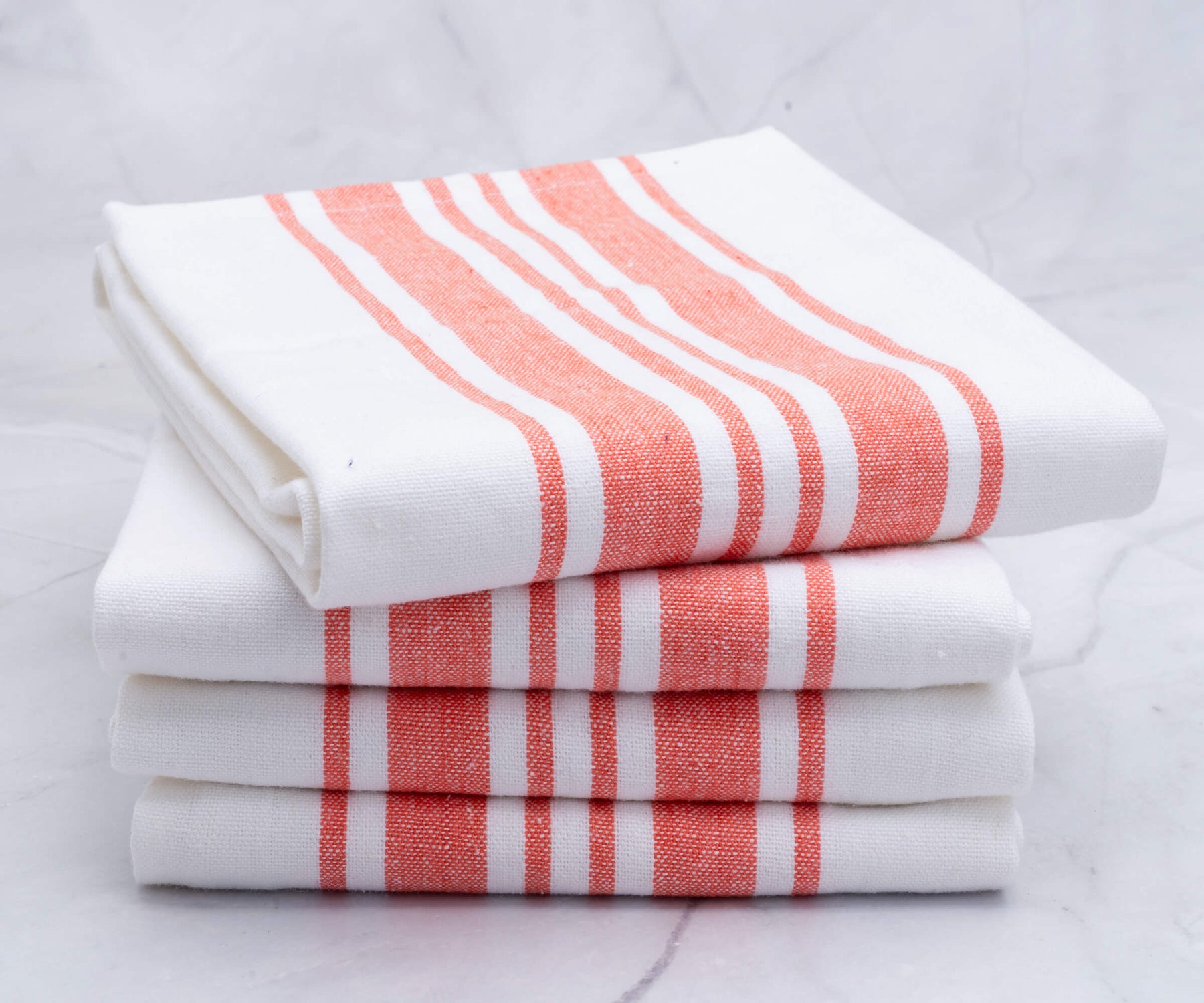 White and Red Piano Stripe Kitchen Towel – MARCH