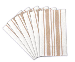 Beige Cloth Napkins Set of 6