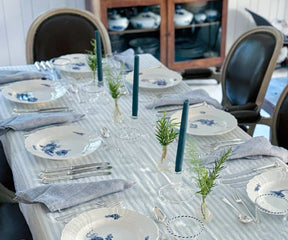 dark blue stripe napkins