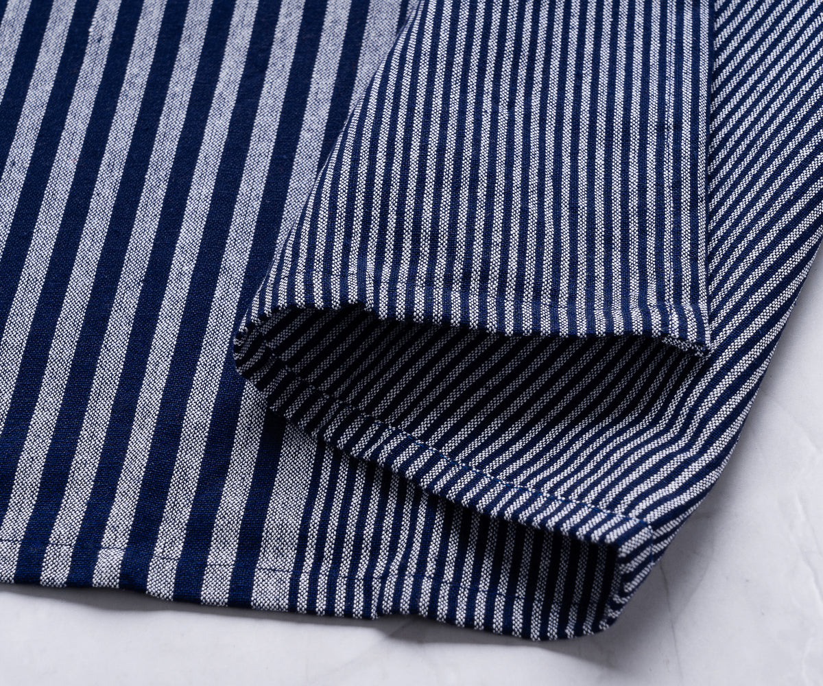 Striped hand towels combine classic design with practical functionality.