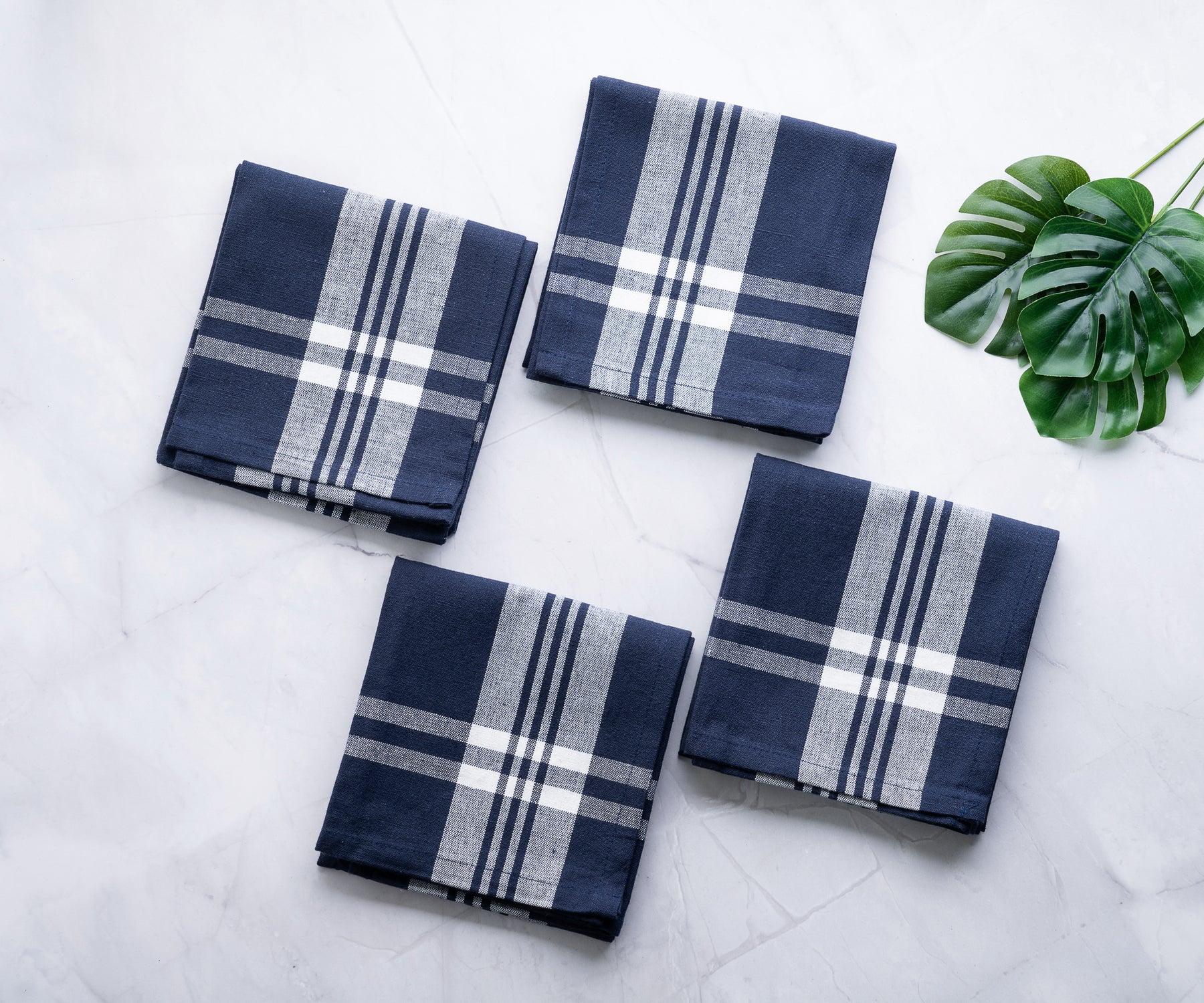 Blue French Kitchen Towels