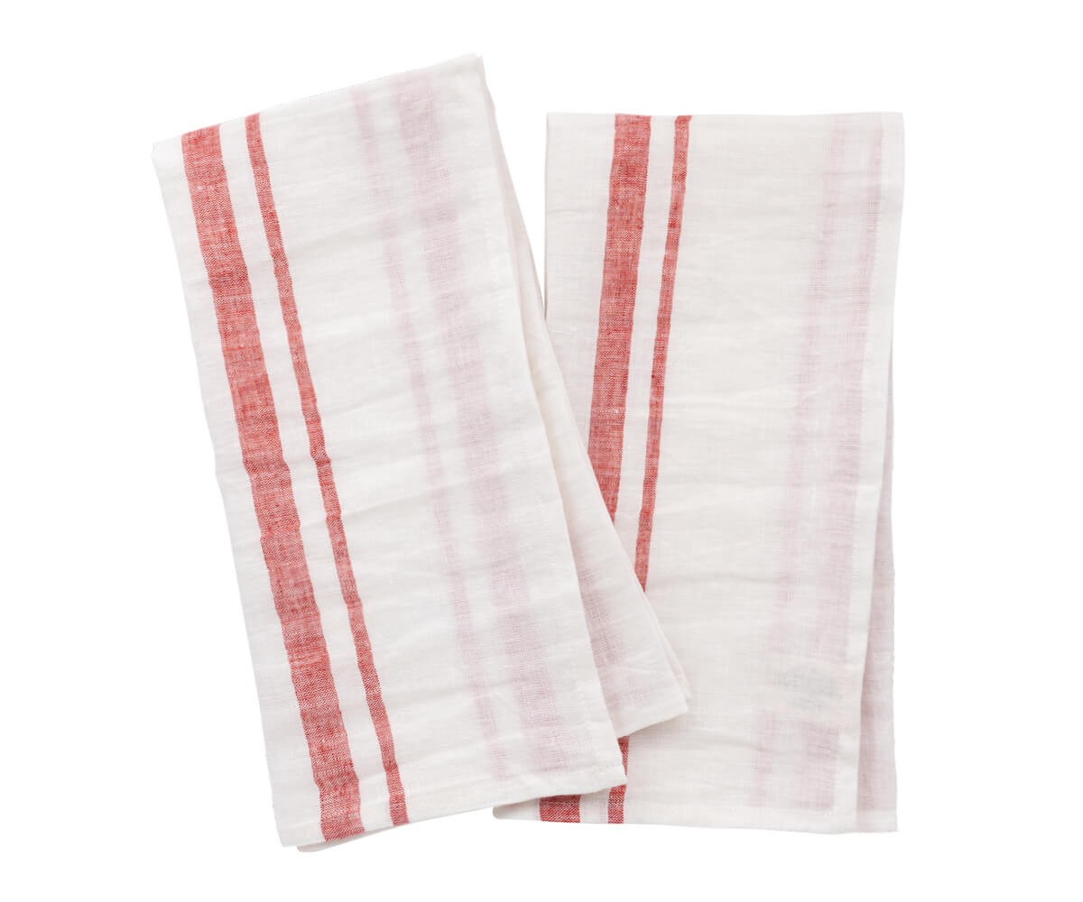 Christmas Hand Towels - Linen Tea Towels