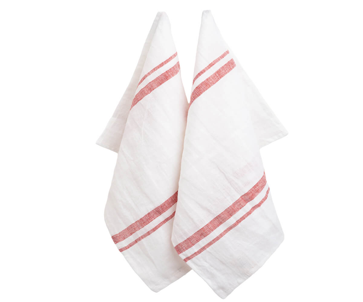 Christmas Hand Towels - Linen Tea Towels