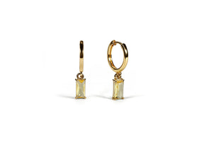 Citrine Huggie Earrings