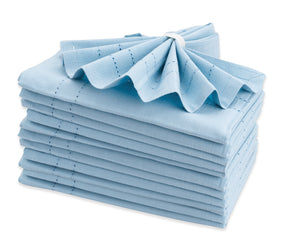 Light blue Cloth Dinner Napkins - All cotton and linen