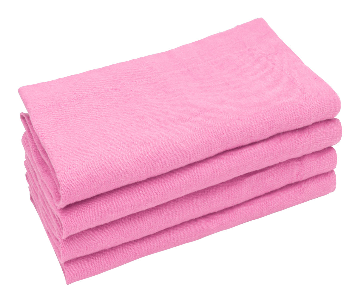 Baby Pink Linen Napkins