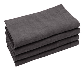 Black Linen Napkins