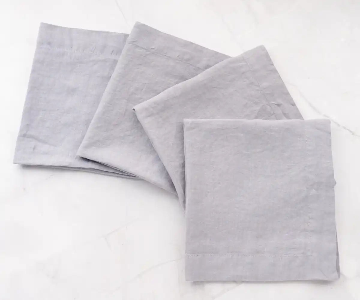 Gray Linen Napkins