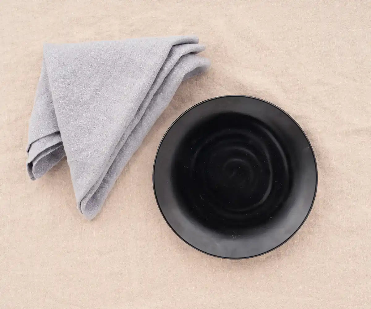 Plain Linen Napkins - Set of 4