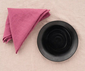 Plain Linen Napkins - Set of 4