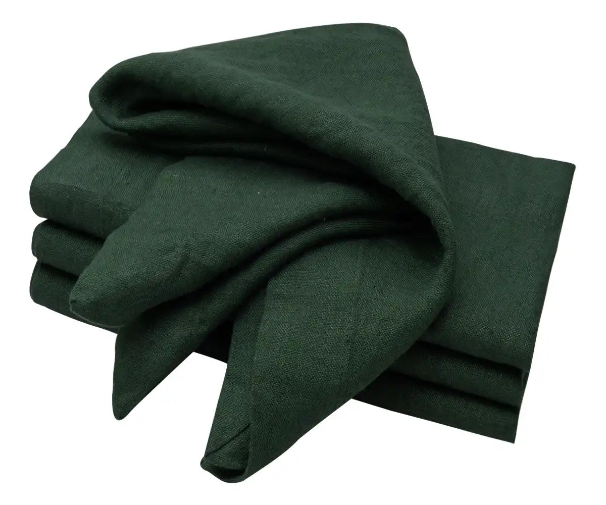 Green Linen Napkins