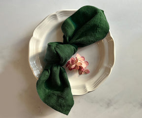 Green Linen Napkins