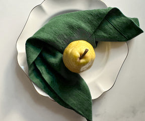 Green Linen Napkins