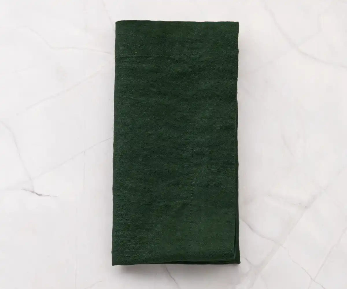 Plain Linen Napkins - Set of 4