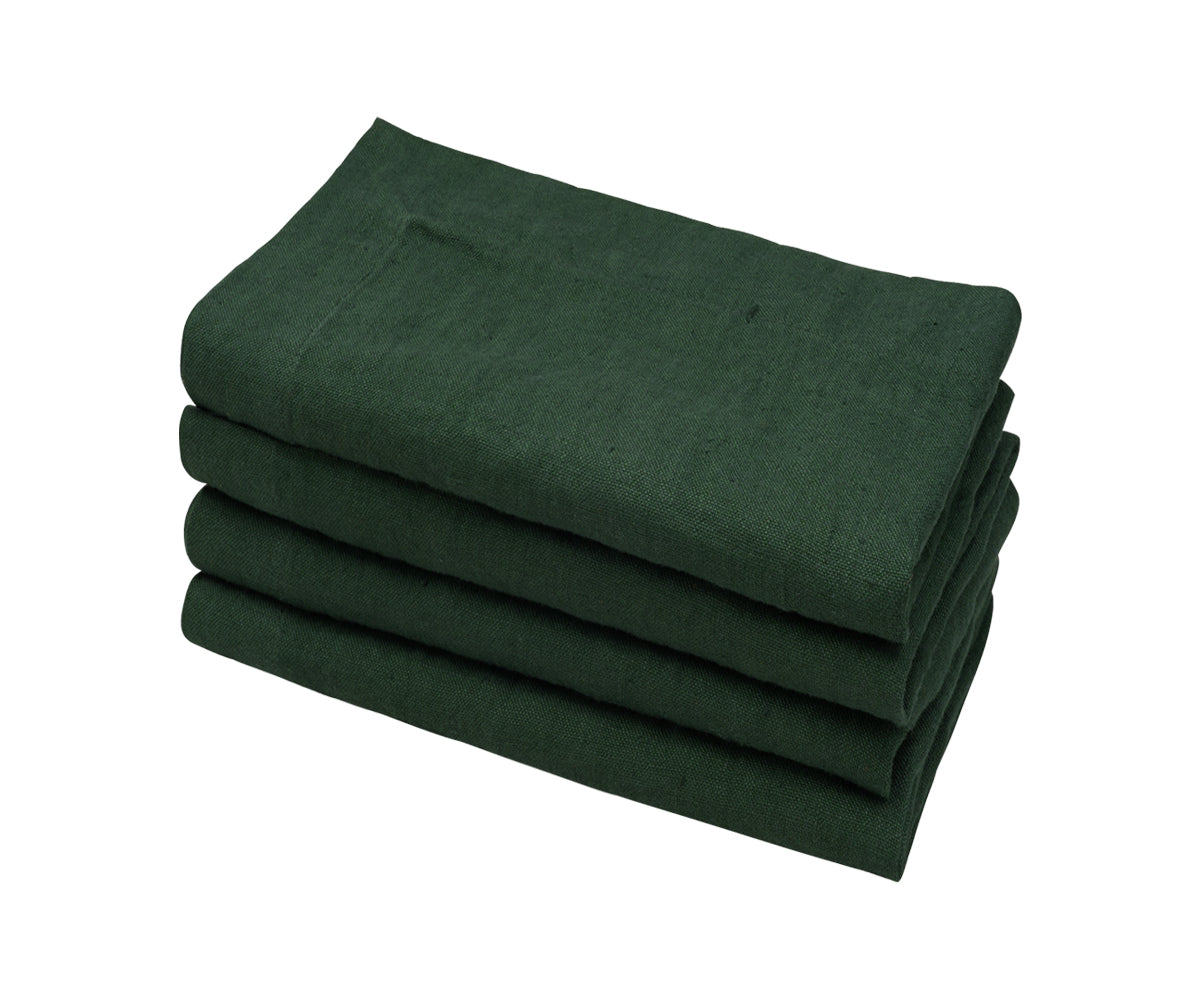 Green Linen Napkins