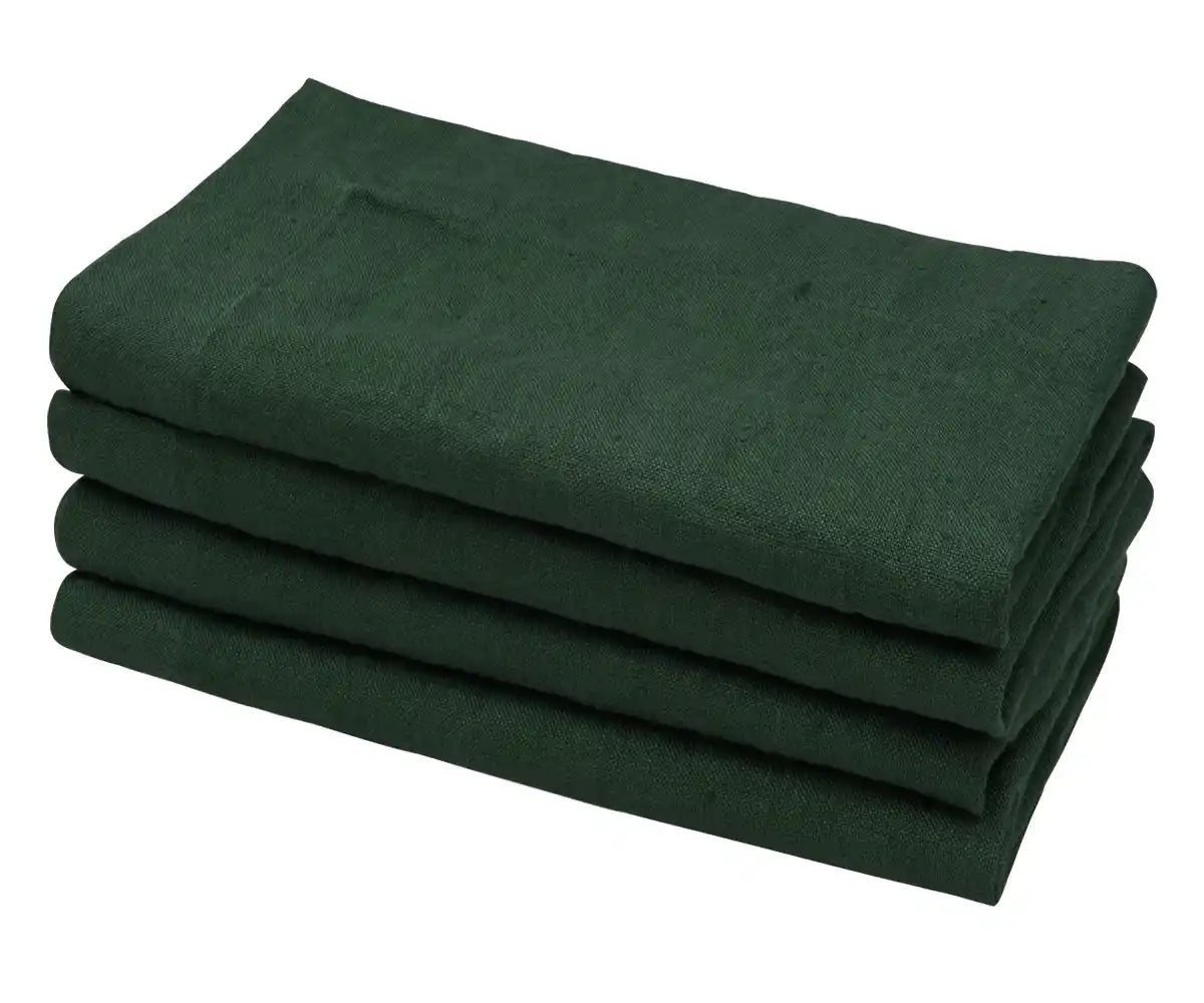 Green Linen Napkins