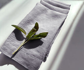 Gray Linen Napkins