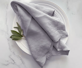 Gray Linen Napkins