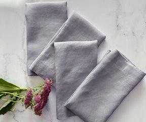 Gray Linen Napkins