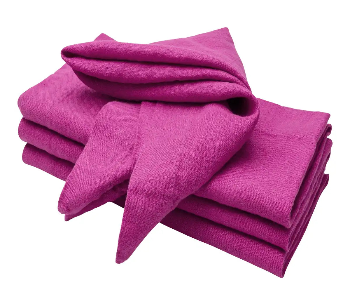 All Cotton and Linen | Linen Dinner napkins, Orchid Cloth Napkins 