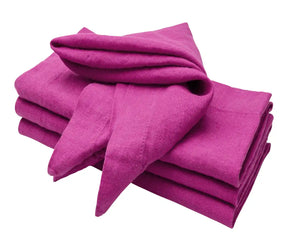 All Cotton and Linen | Linen Dinner napkins, Orchid Cloth Napkins 