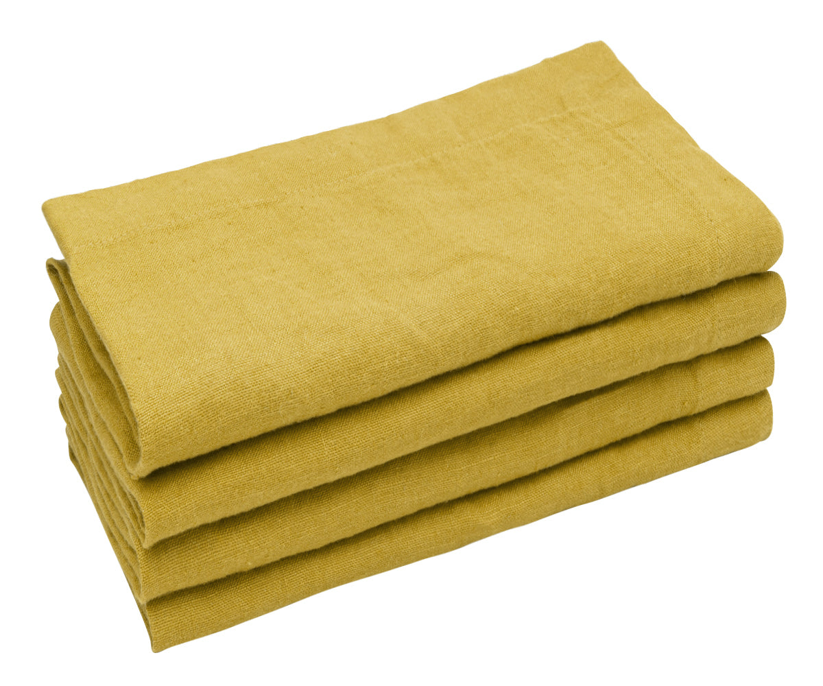 Pear Linen Napkins Set of 4