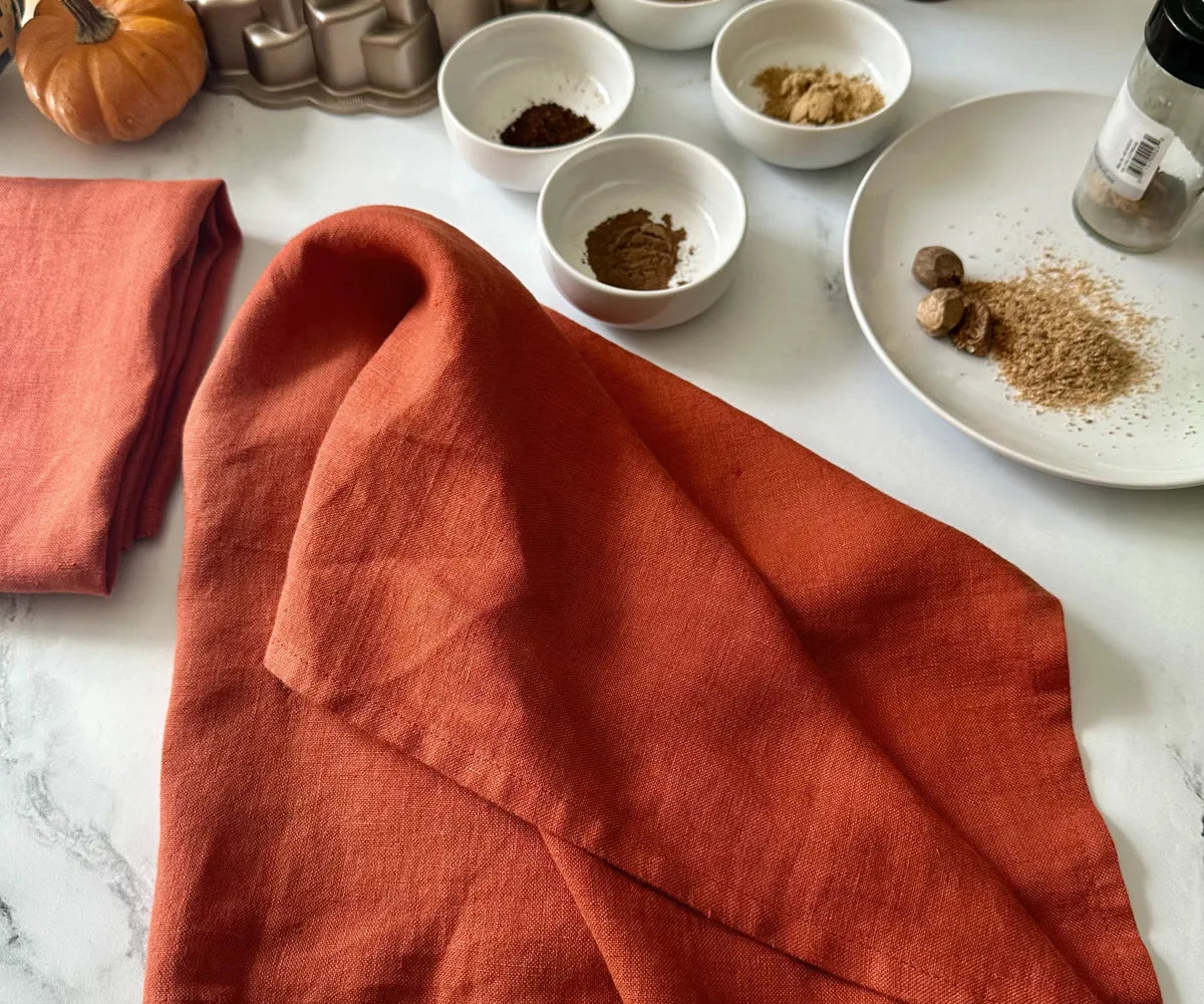 Rust Kitchen Towels - Set of 2