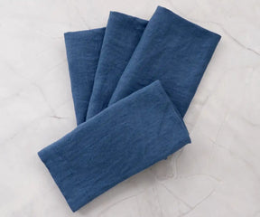 Plain Linen Napkins - Set of 4