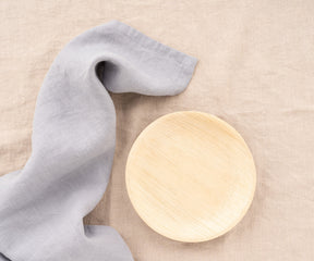 Plain Linen Kitchen Towels - Set of 2