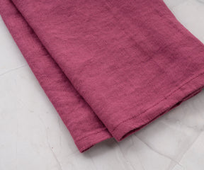 Fushia kitchen towels linen