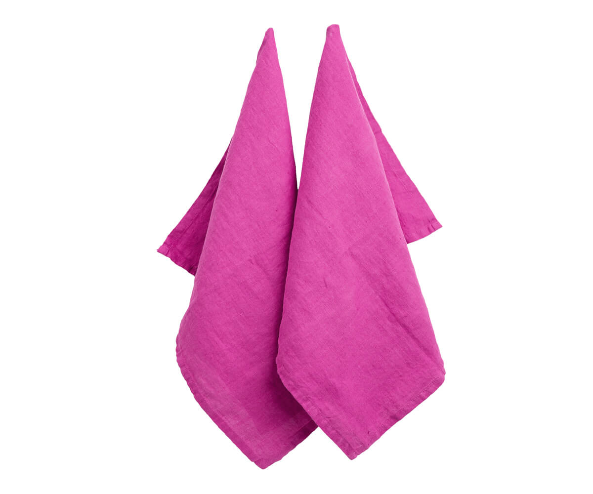 orchid linen kitchen towels