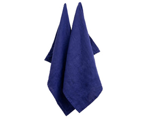 Blue kitchen towels