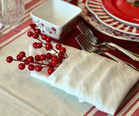 Ivory Linen Napkins