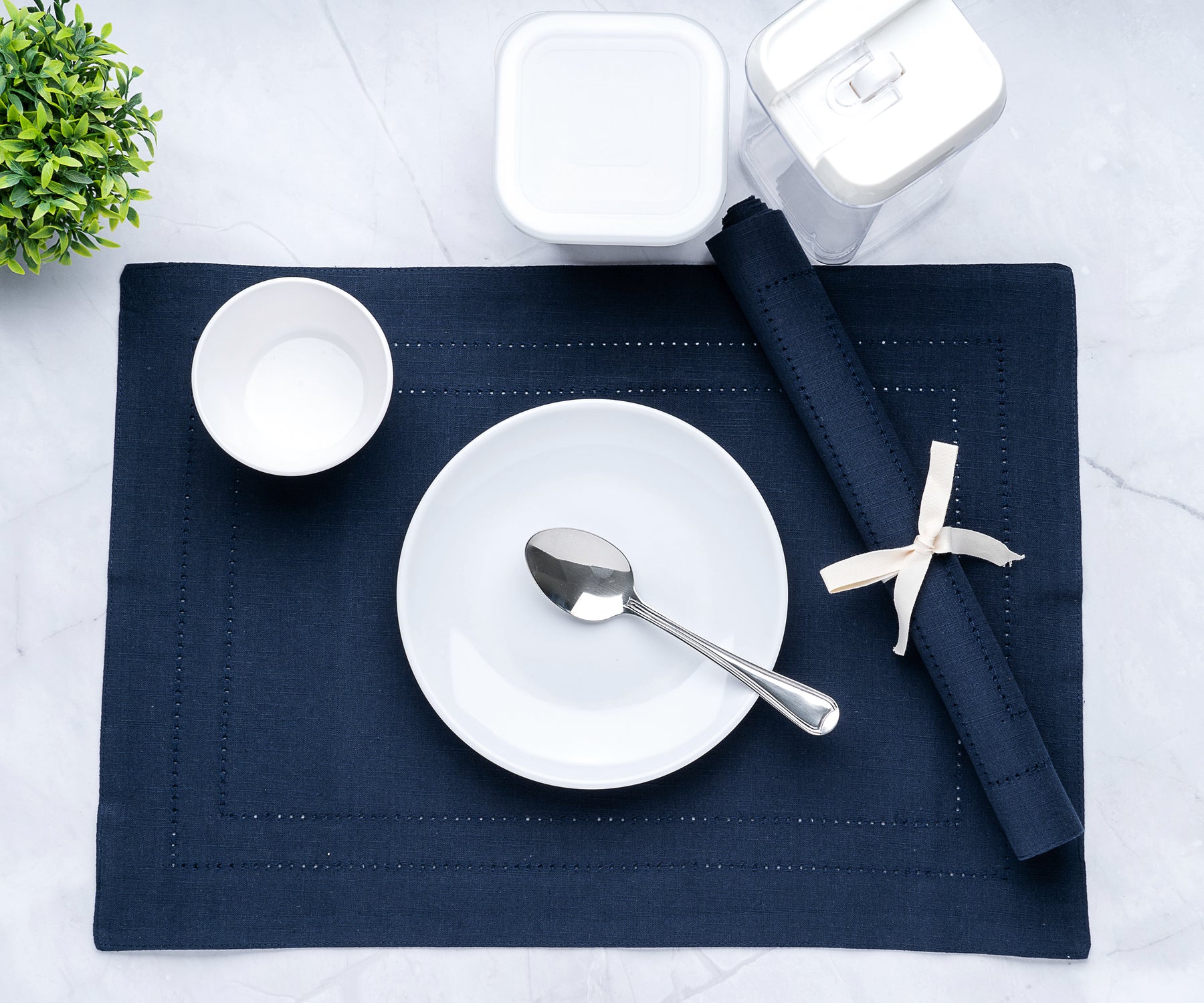 Blue Linen Placemats