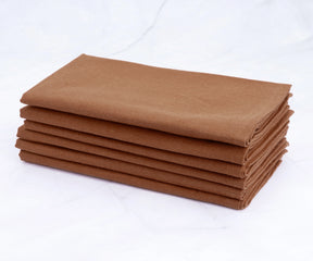 Mocha Mousse Cloth Napkins - Elegant Table Decor for Parties and Special Occasions