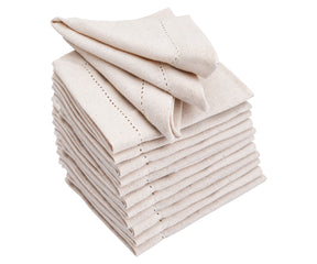 Cotton Cocktail Napkins - 10 Inch