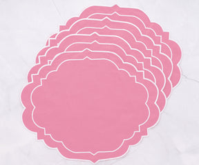 Pink Oval Placemats