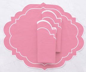 Pink Oval Placemats