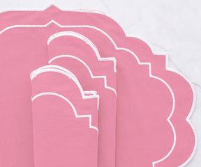 Pink Oval Placemats